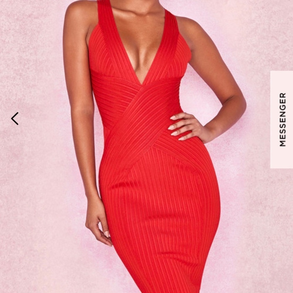 Red dress perfect for Valentine’s Day!